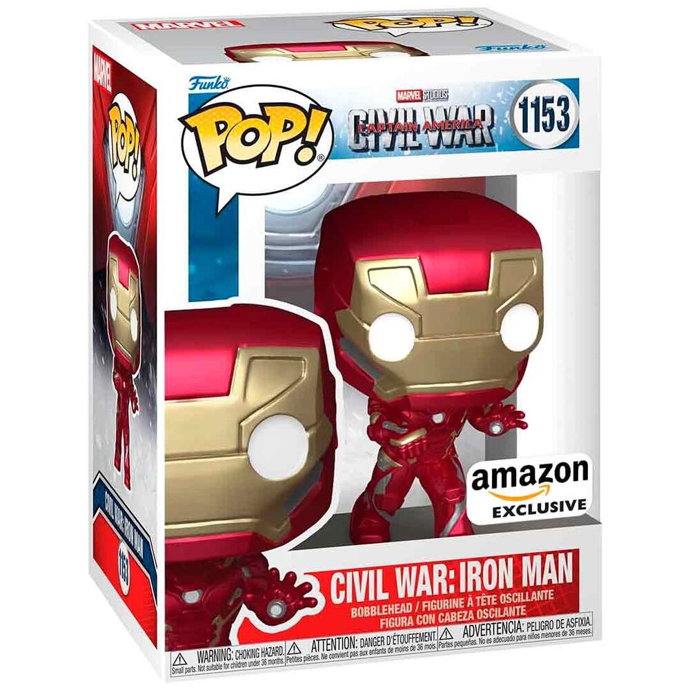 POP figure Marvel Civil War Captain America - Civil War Iron Man Exclusive 2