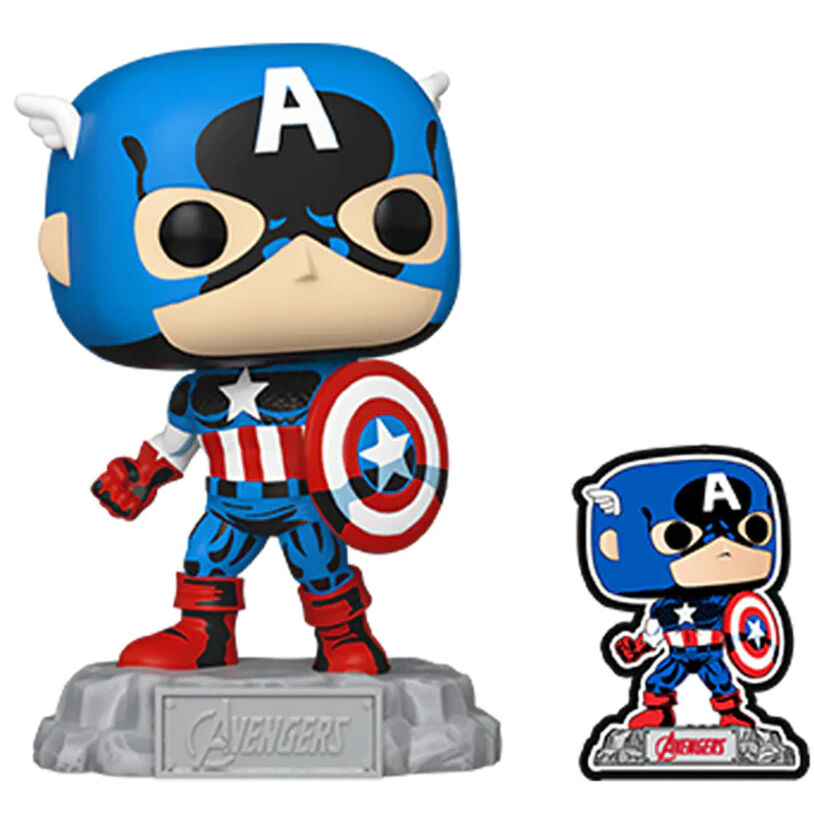 POP figure Marvel Los Vengadores Avengers Captain America Exclusive 2