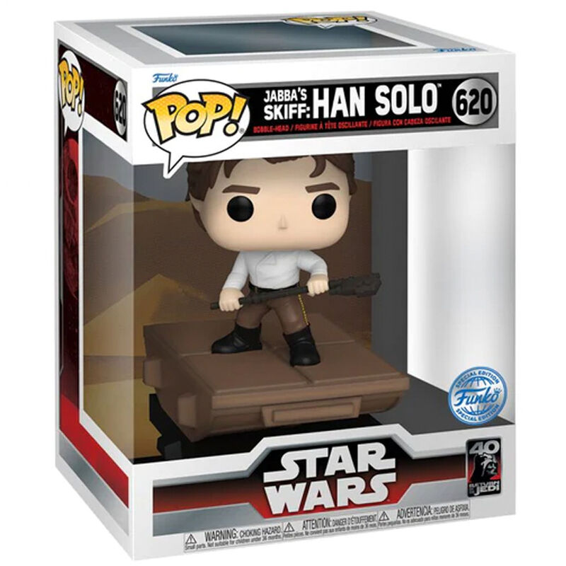 POP figure Deluxe Star Wars Jabba Skiff Han Solo Exclusive 2