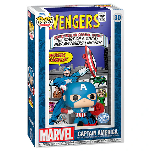 POP figure Comic Cover Marvel Avengers Captain America Exclusive