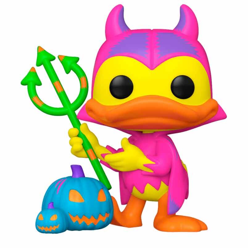 POP figure Disney Mickey and Friends Devil Donald with Pumpkin Chase Exclusive 1
