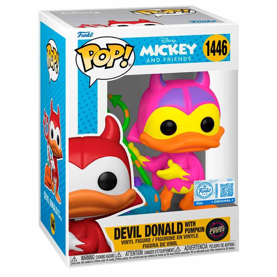 POP figure Disney Mickey and Friends Devil Donald with Pumpkin Chase Exclusive 2