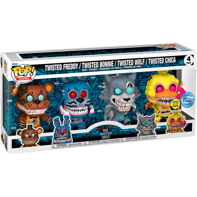 POP pack 4 figures Five Nights at Freddys Exclusive 2