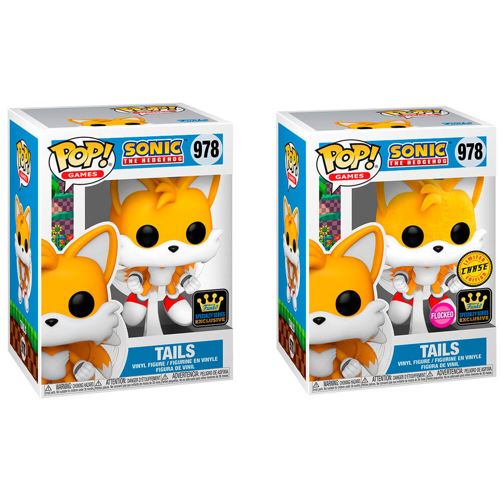 POP figure Sonic The Hedgehog Tails Exclusive 5 + 1 Chase 5