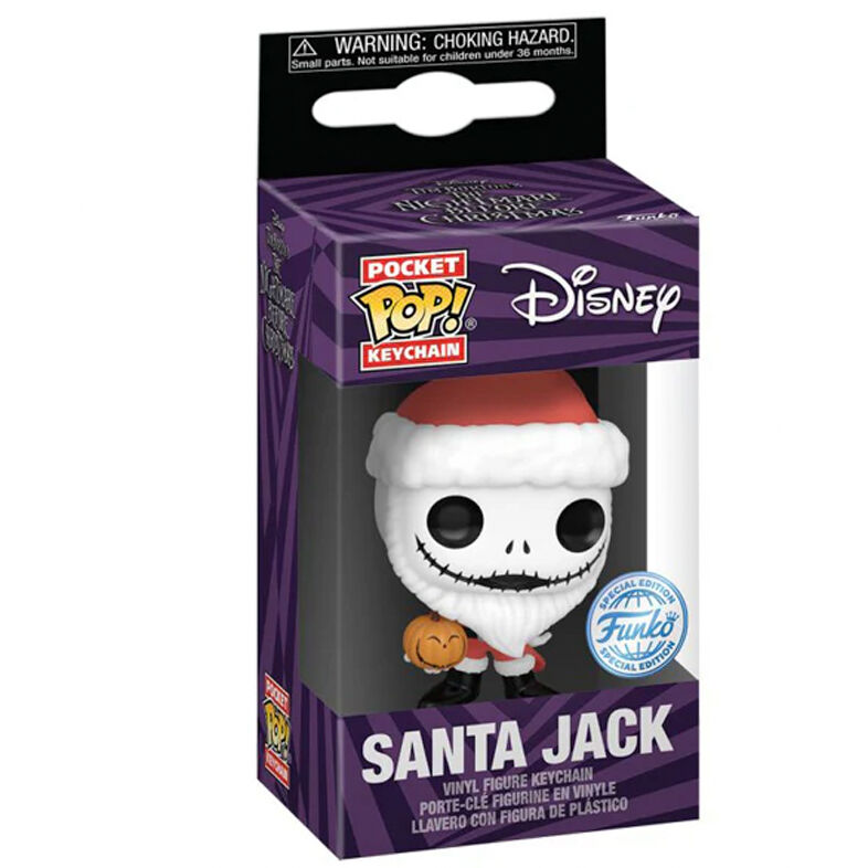 Pocket POP Keychain Disney Nightmare Before Christmas Santa Jack Exclusive 2