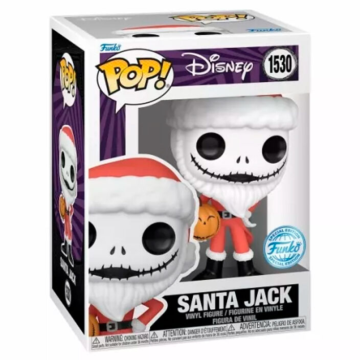 POP figure Disney Nightmare Before Christmas Santa Jack Exclusive 2