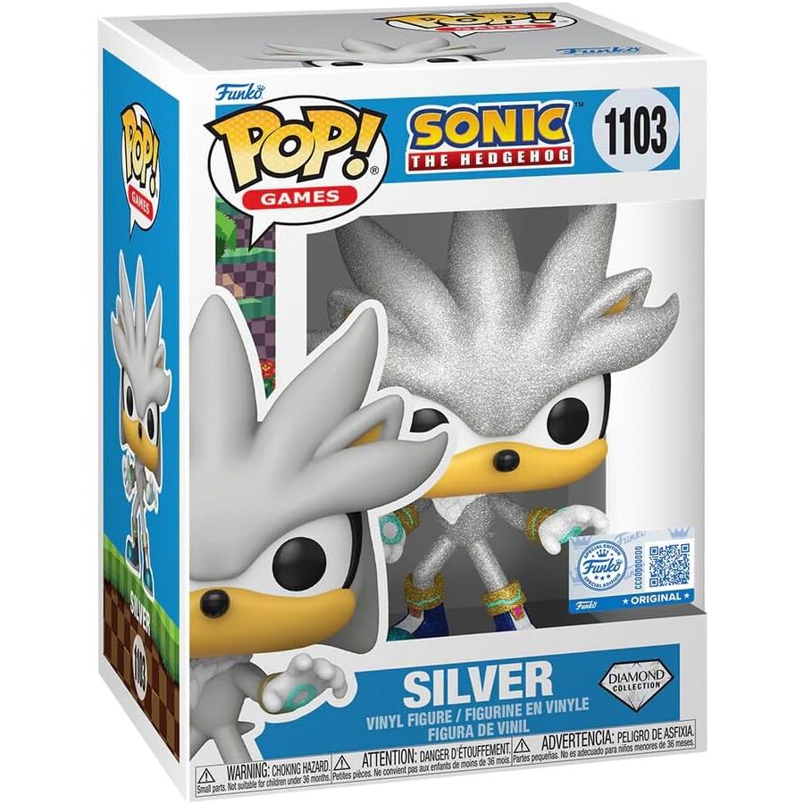 POP figure Sonic The Hedgehog Silver Exclusive 2