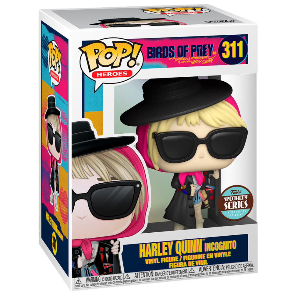 POP figure Birds of Prey Harley Quinn Incognito Exclusive 2