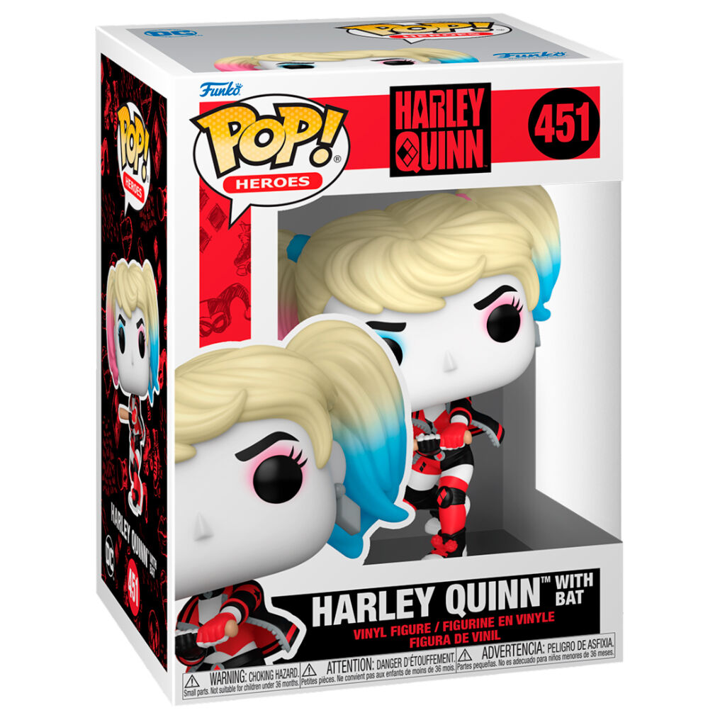 POP figure DC Comics Harley Quinn with Bat 2