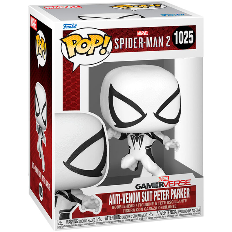 POP figure Marvel Spider-Man 2 Anti-Venom Suit Peter Parker 1