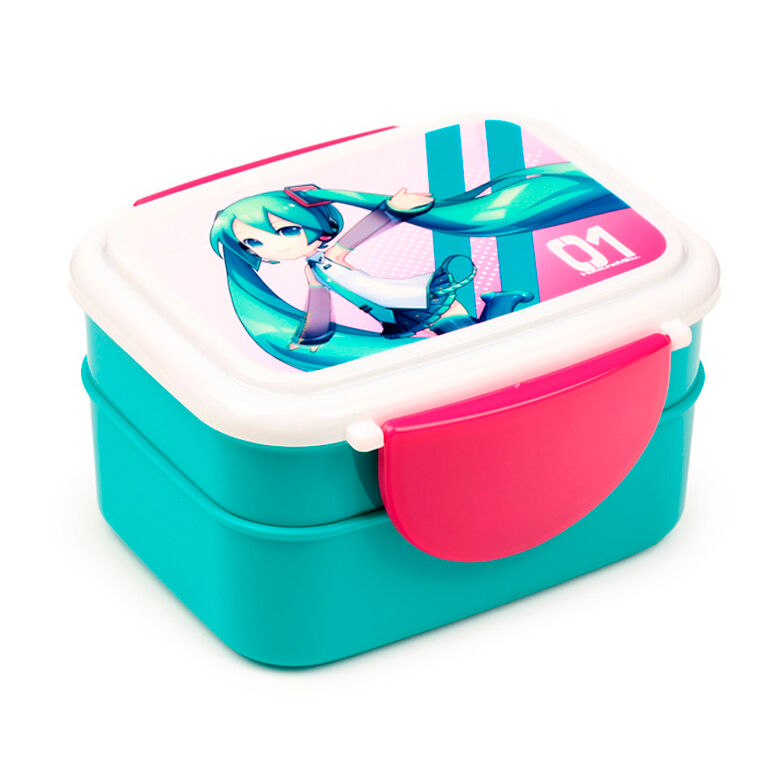 Hatsune Miku lunch box + cutlery 1