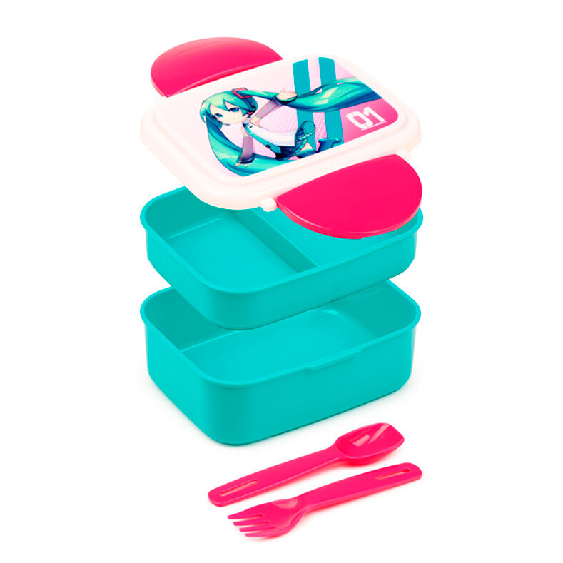 Hatsune Miku lunch box + cutlery 2