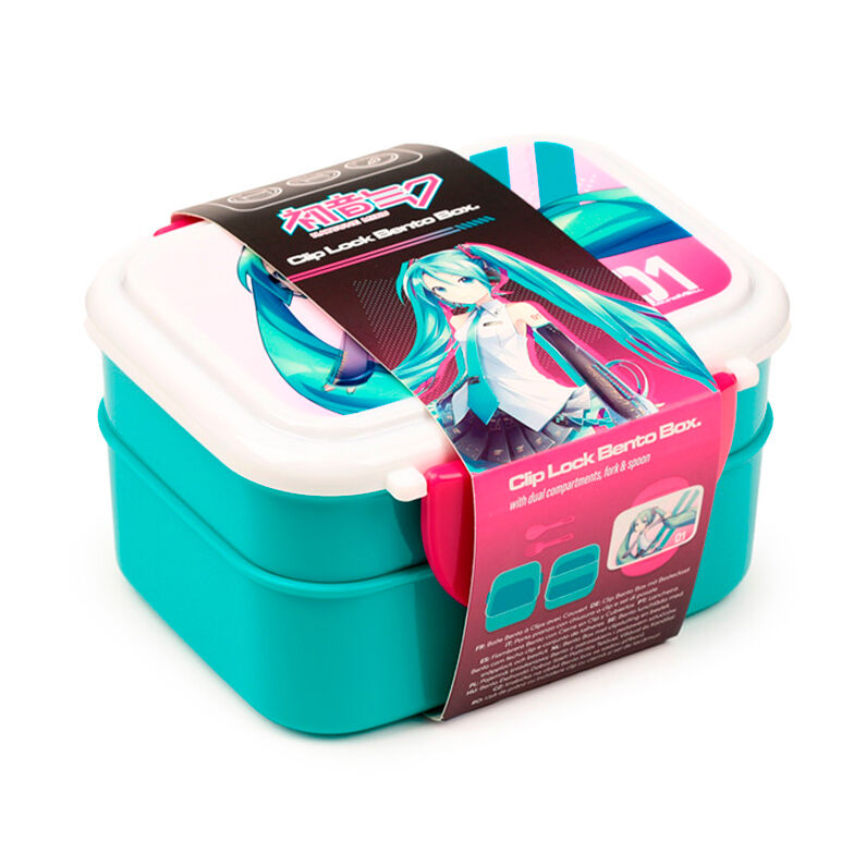 Hatsune Miku lunch box + cutlery 3