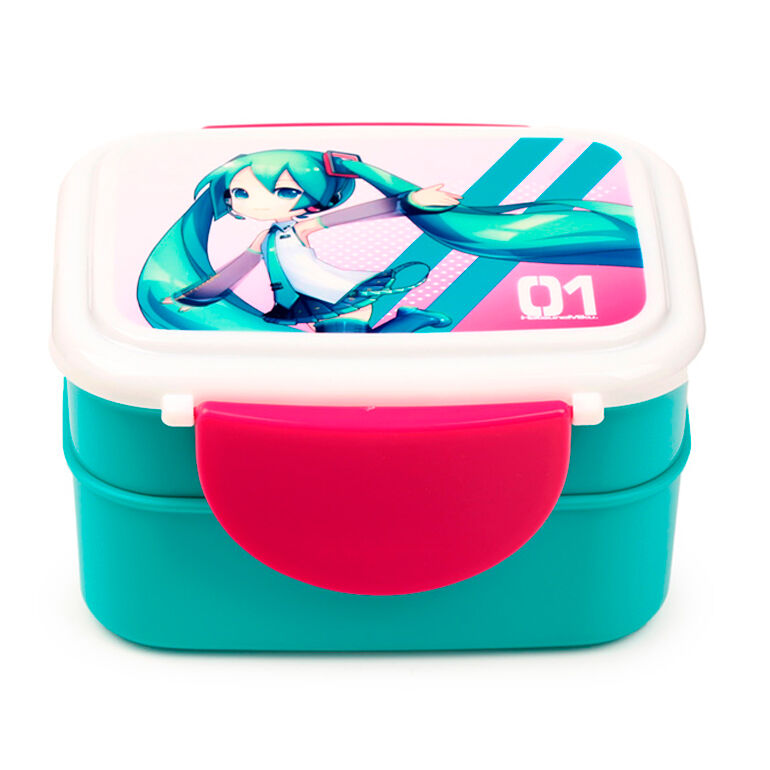 Hatsune Miku lunch box + cutlery 4