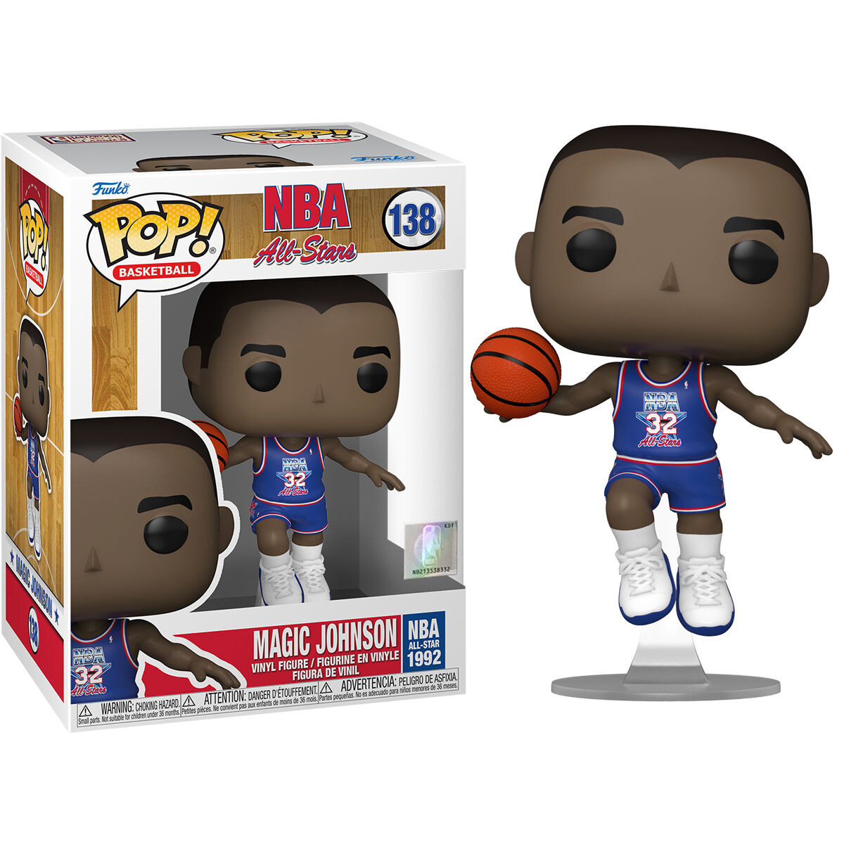POP figure NBA All Star Magic Johnson 1992 1