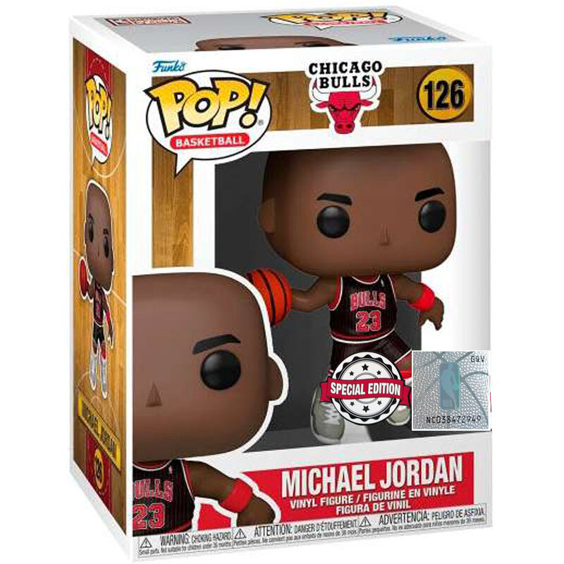 POP figure NBA Chicago Bulls Michael Jordan with Jordans Exclusive 1
