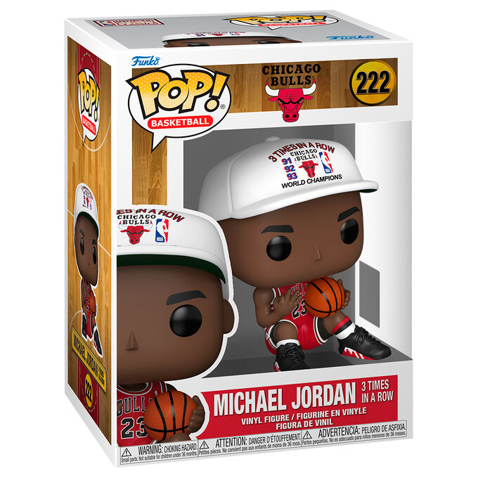 POP figure NBA Chicago Bulls Michael Jordan 3 Times in a Row 2