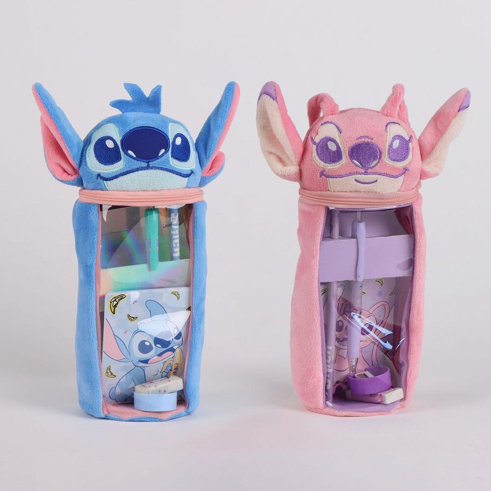 Disney Stitch assorted plush pencil case 2