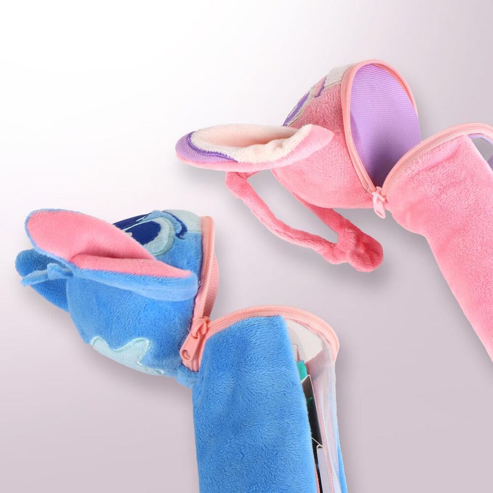 Disney Stitch assorted plush pencil case 4