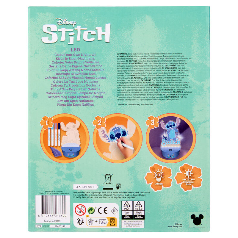 Disney Stitch LED light painting figure 3