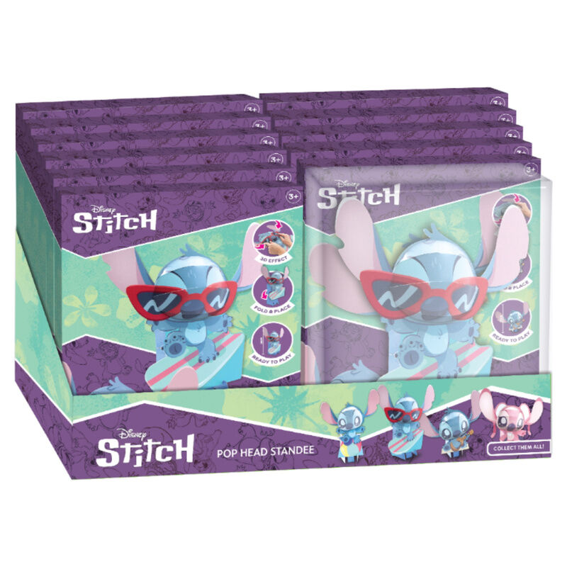 Disney Stitch assorted 3D figure 20cm 2