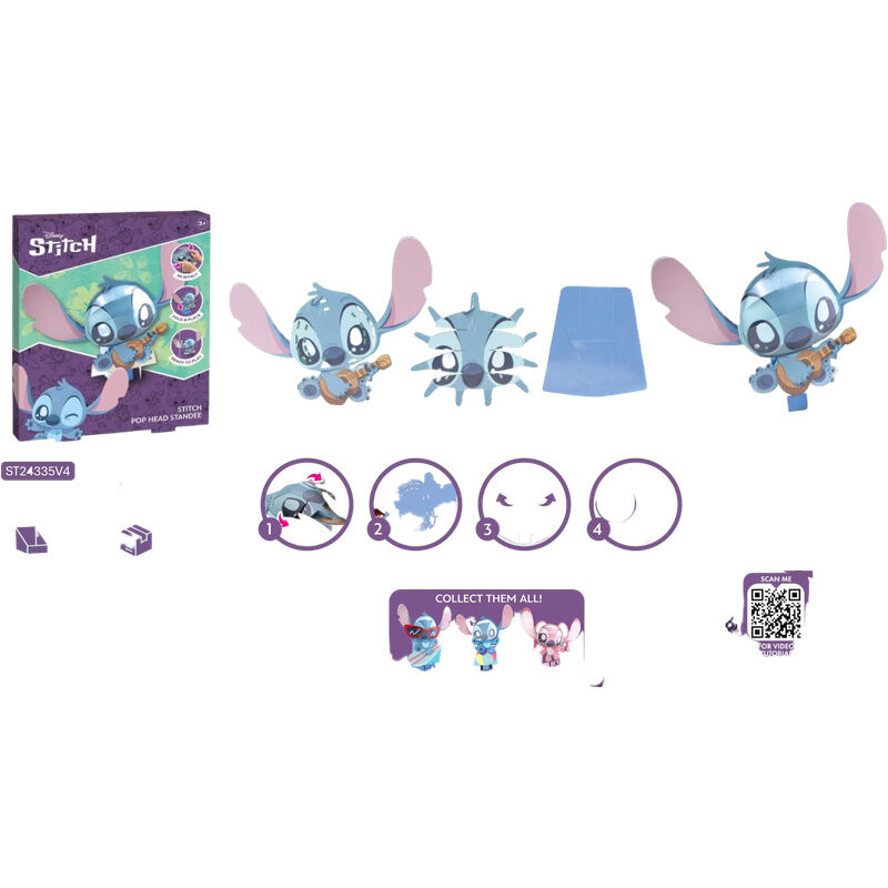 Disney Stitch assorted 3D figure 20cm 3