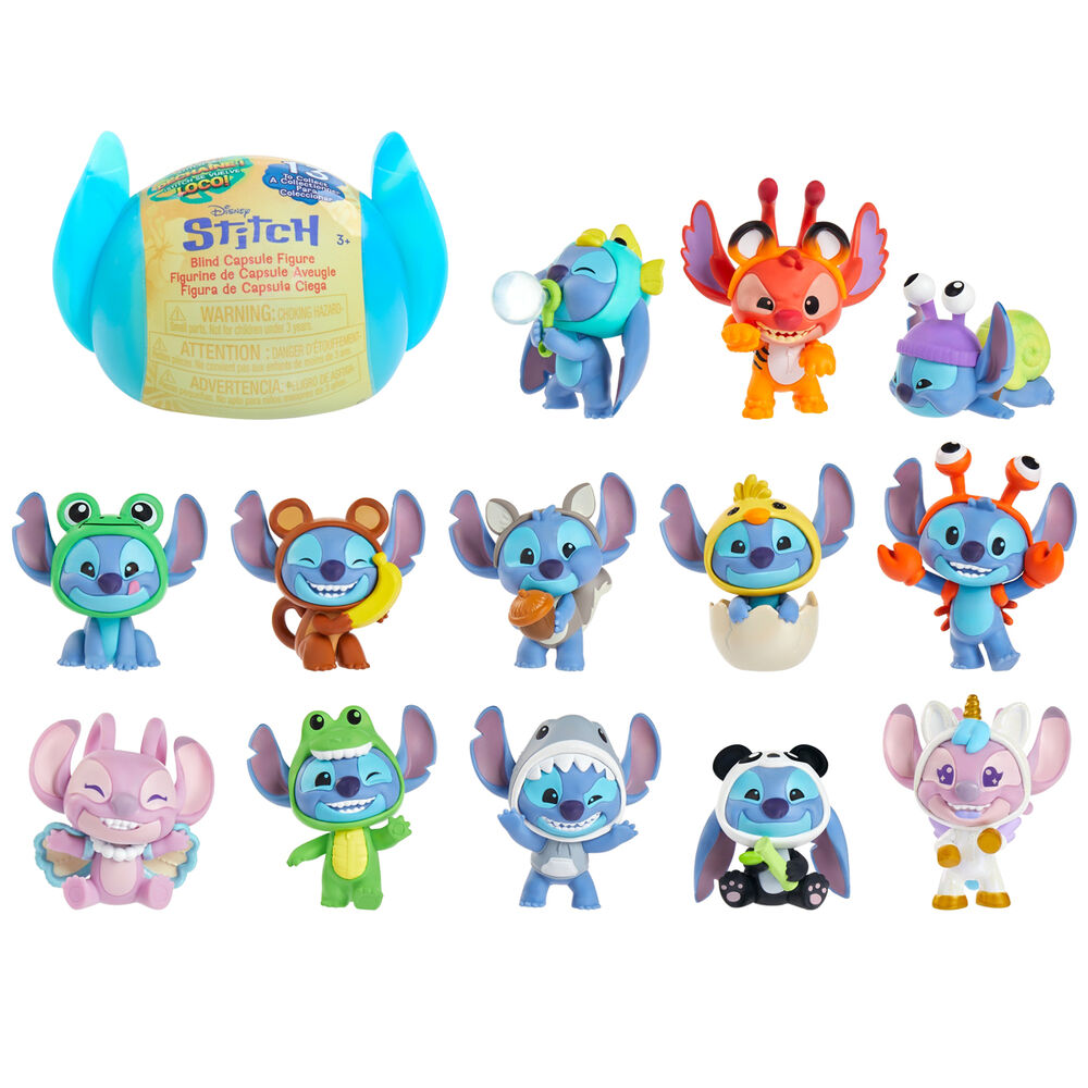 Disney Stitch Goes Wild assorted Capsule surprise figure 1