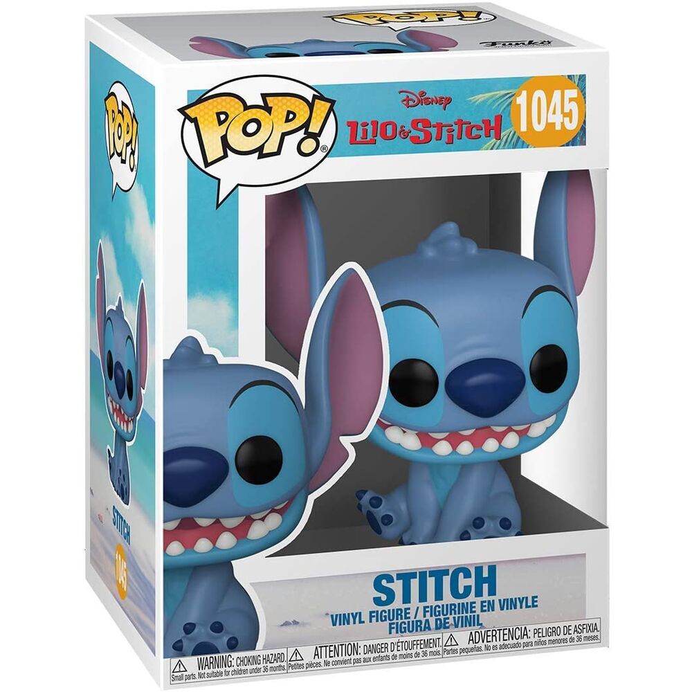 POP figure Lilo and Stitch Smiling Seated Stitch 2