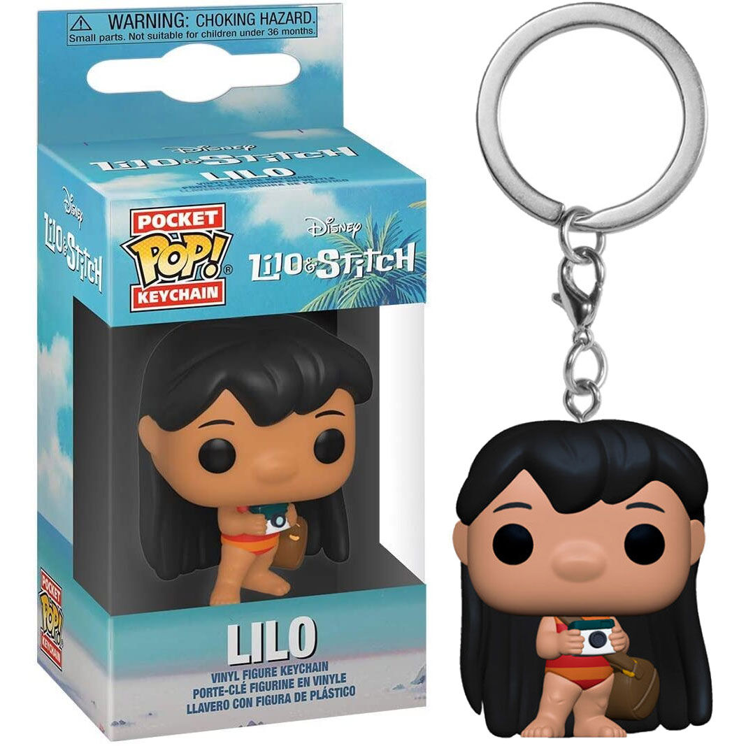 Pocket POP keychain Disney Lilo and Stitch Lilo with Camera 3