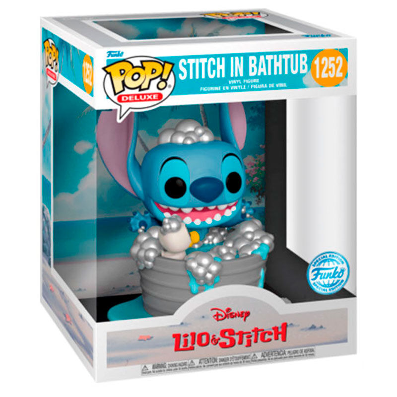 POP figure Deluxe Disney Lilo & Stitch - Stitch in Bathtub Excusive 1