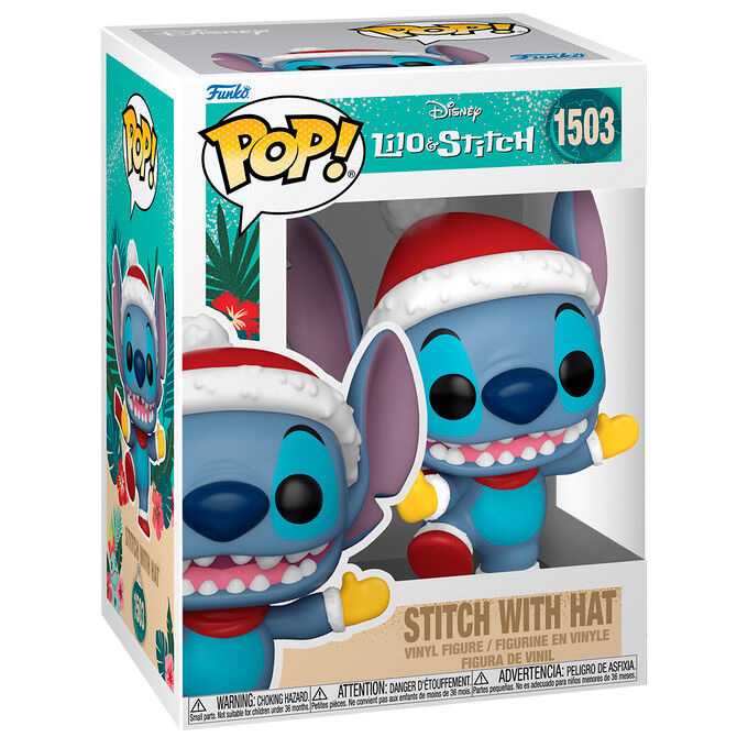 POP figure Disney Stitch with Santa Hat 1