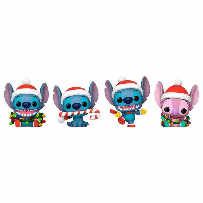Pocket POP pack 4 figures Disney Stitch Tree Holiday 2