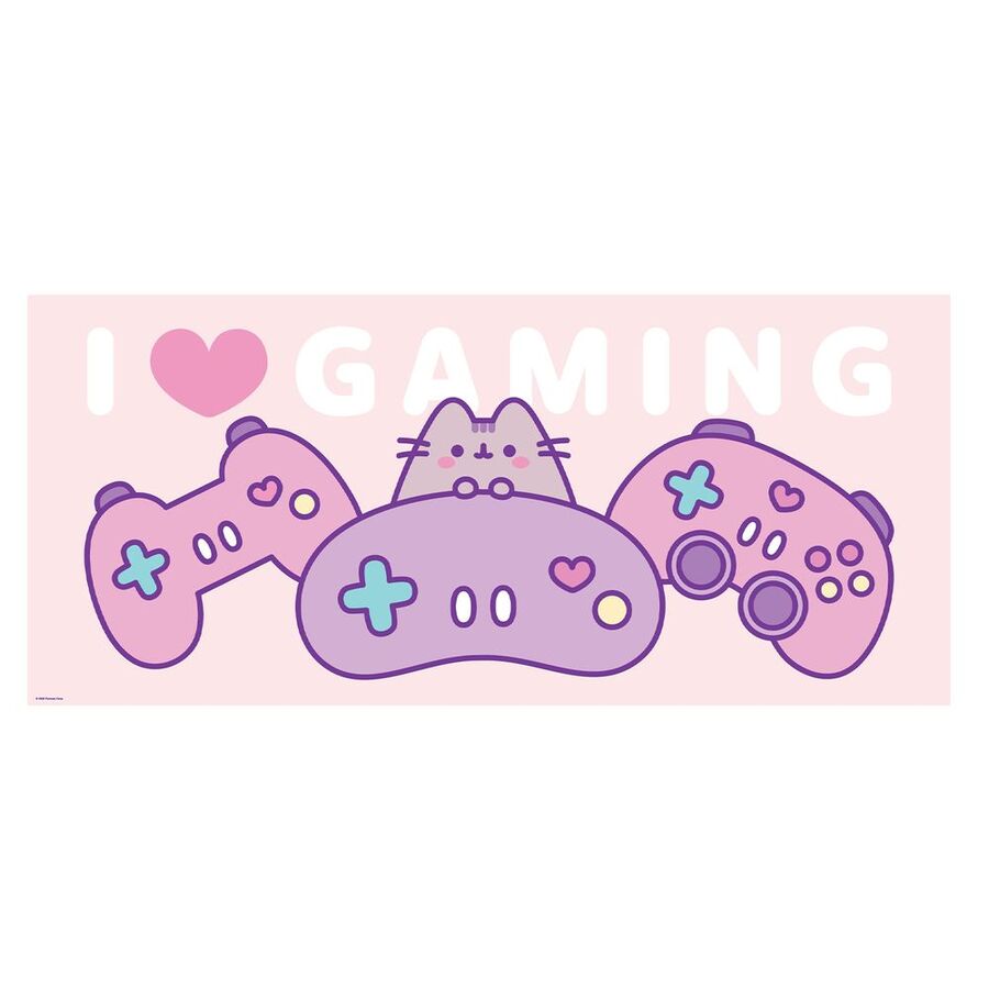 Pusheen gaming desk mat 1