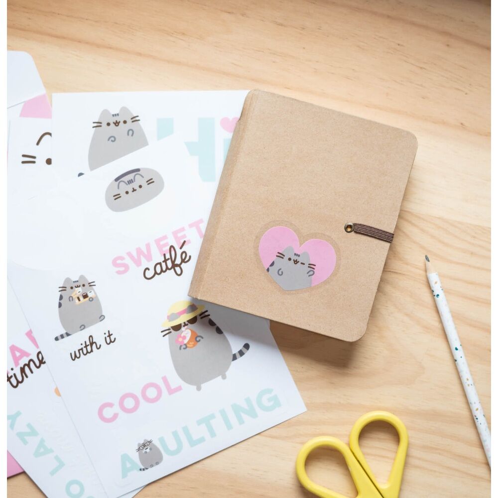 Pusheen reusable sticker set 5