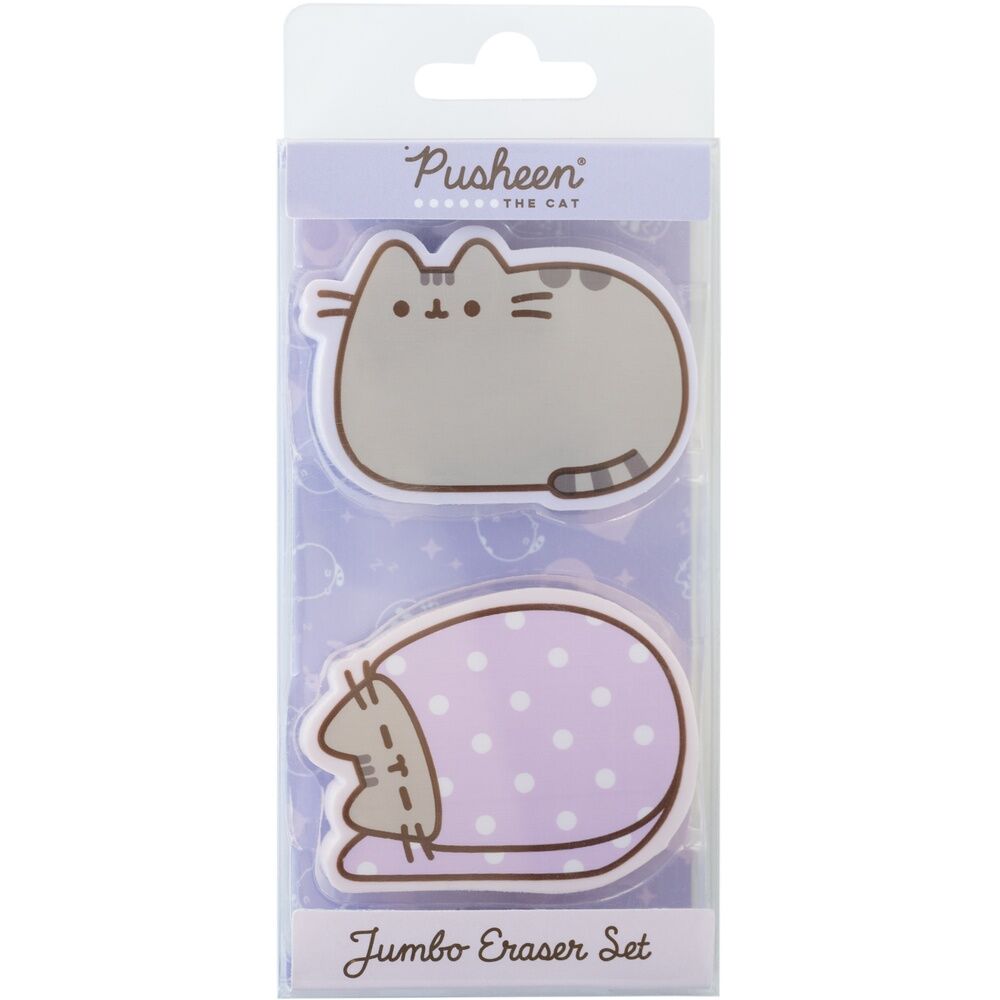 Pusheen set 2 erasers 1