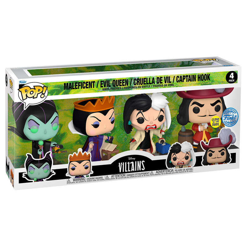 POP pack 4 figures Disney Villains 1