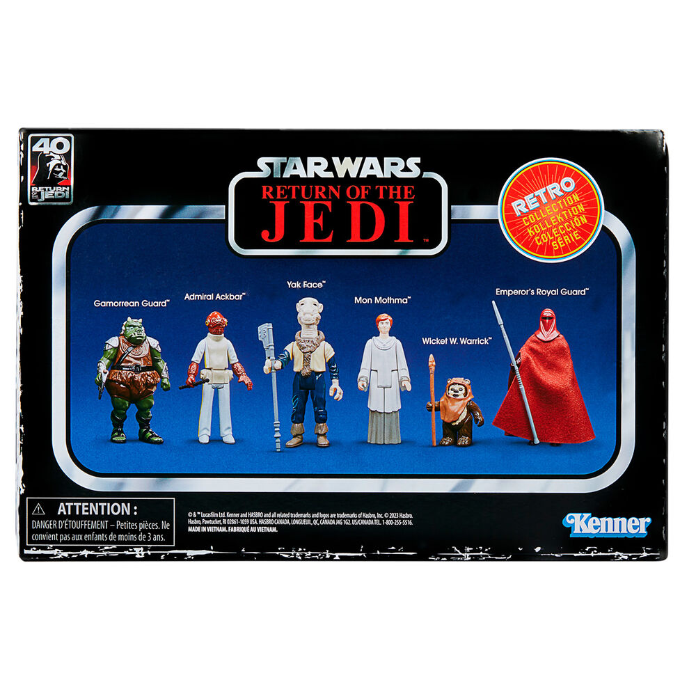 Star Wars Return of the Jedi Retro Collection figure 9,5cm set 6 pack 1