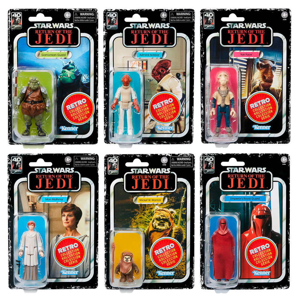 Star Wars Return of the Jedi Retro Collection figure 9,5cm set 6 pack 2