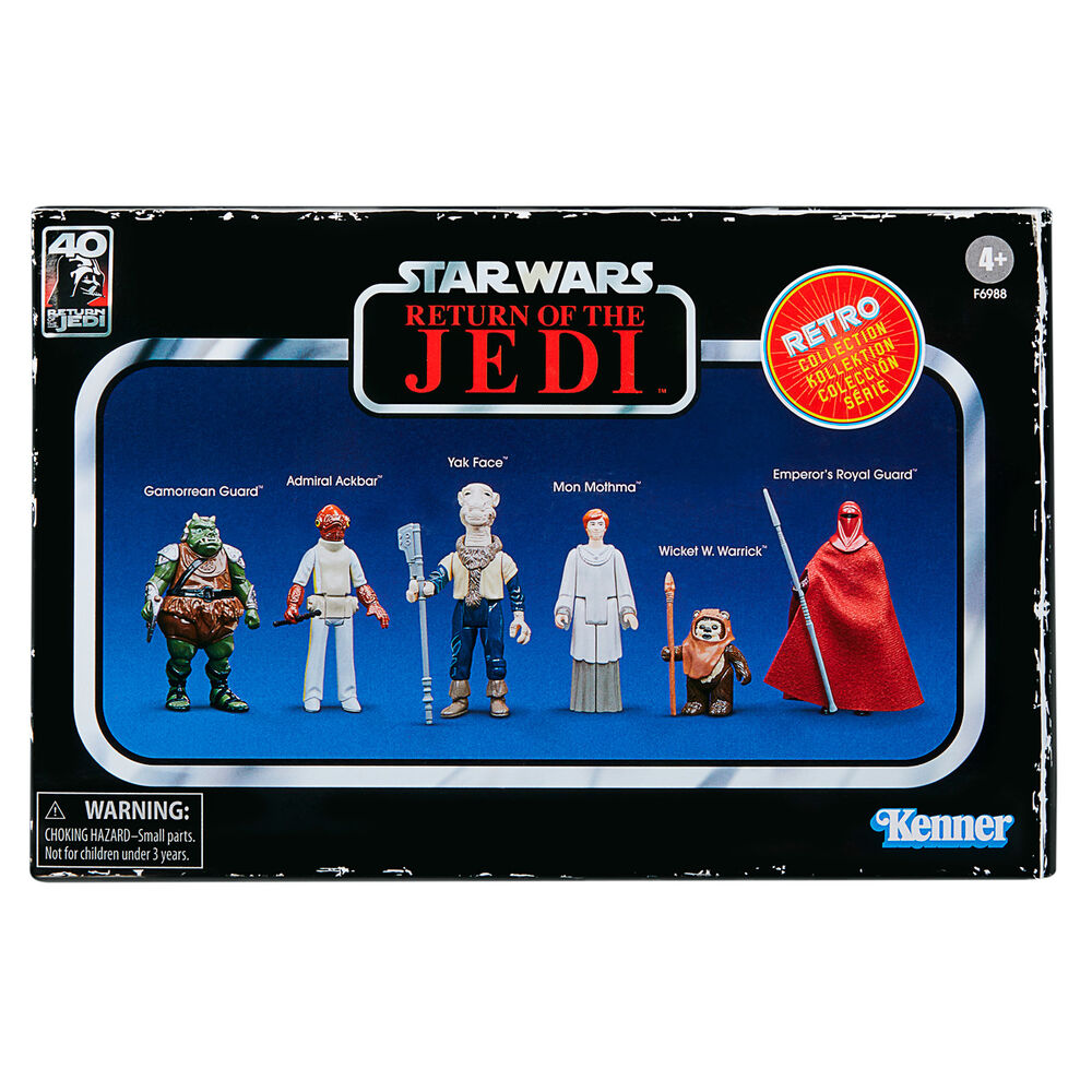 Star Wars Return of the Jedi Retro Collection figure 9,5cm set 6 pack 4