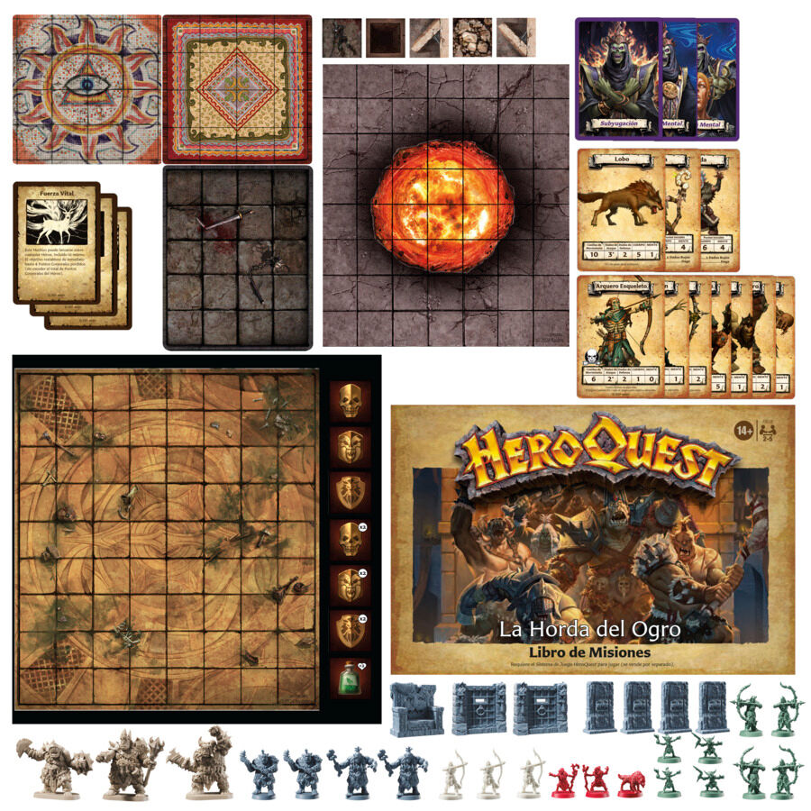 Spanish Heroquest The Ogre Horde expansion board game 3