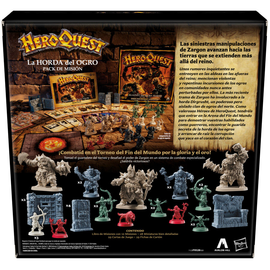 Spanish Heroquest The Ogre Horde expansion board game 8
