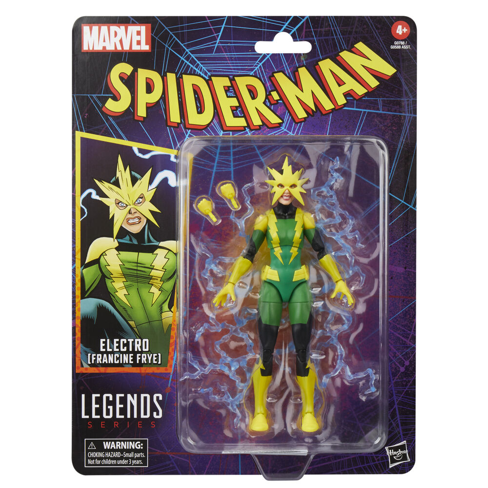 Marvel Spider-Man Electro Francine Frye figure 15cm 4