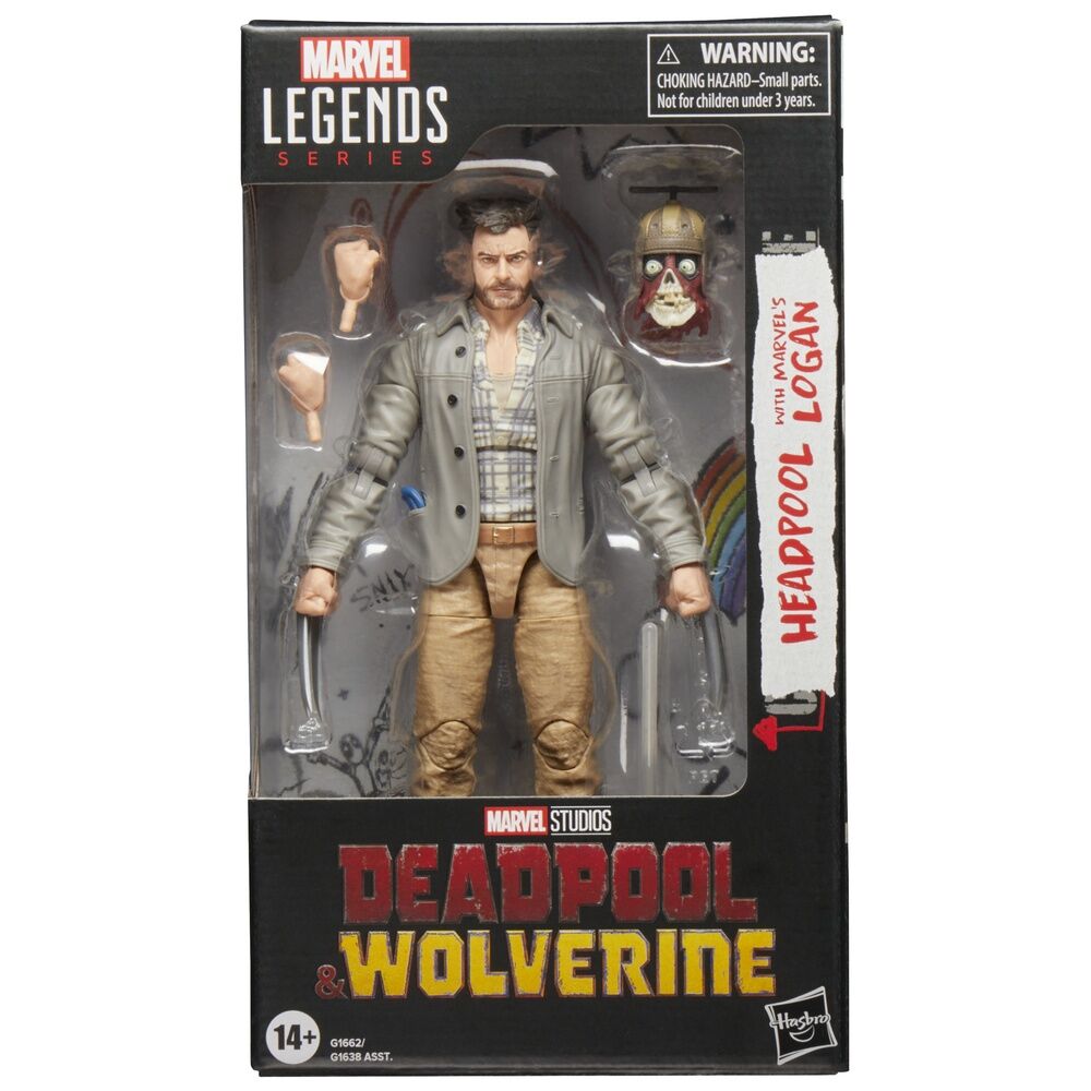Marvel Legends Series Deadpool & Wolverine - Headpool with Marvels Logan figure 15cm 1
