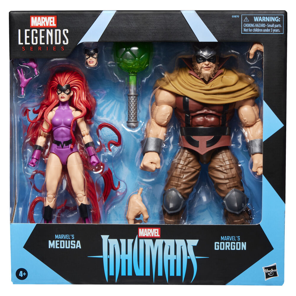 Marvel Legends Series Inhumans Medusa & Gorgon pack 2 figures 1