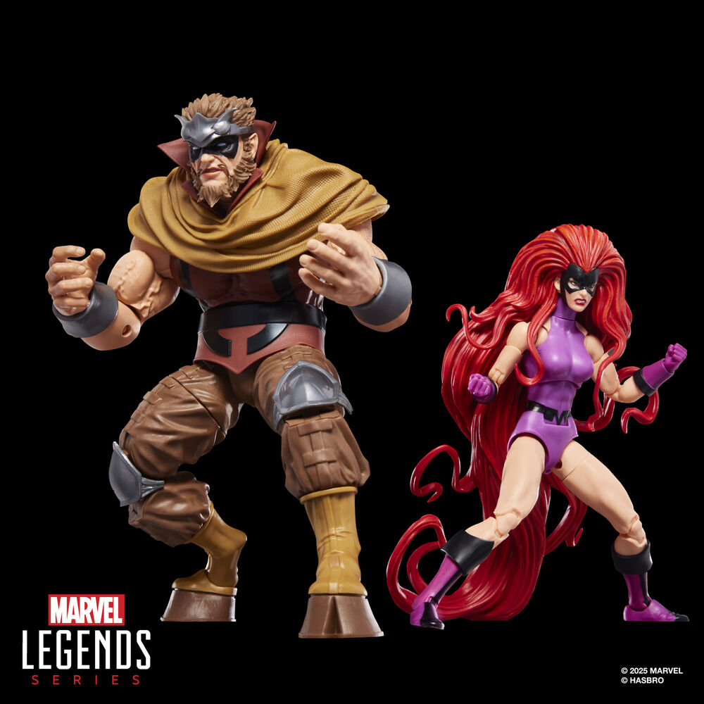 Marvel Legends Series Inhumans Medusa & Gorgon pack 2 figures 8