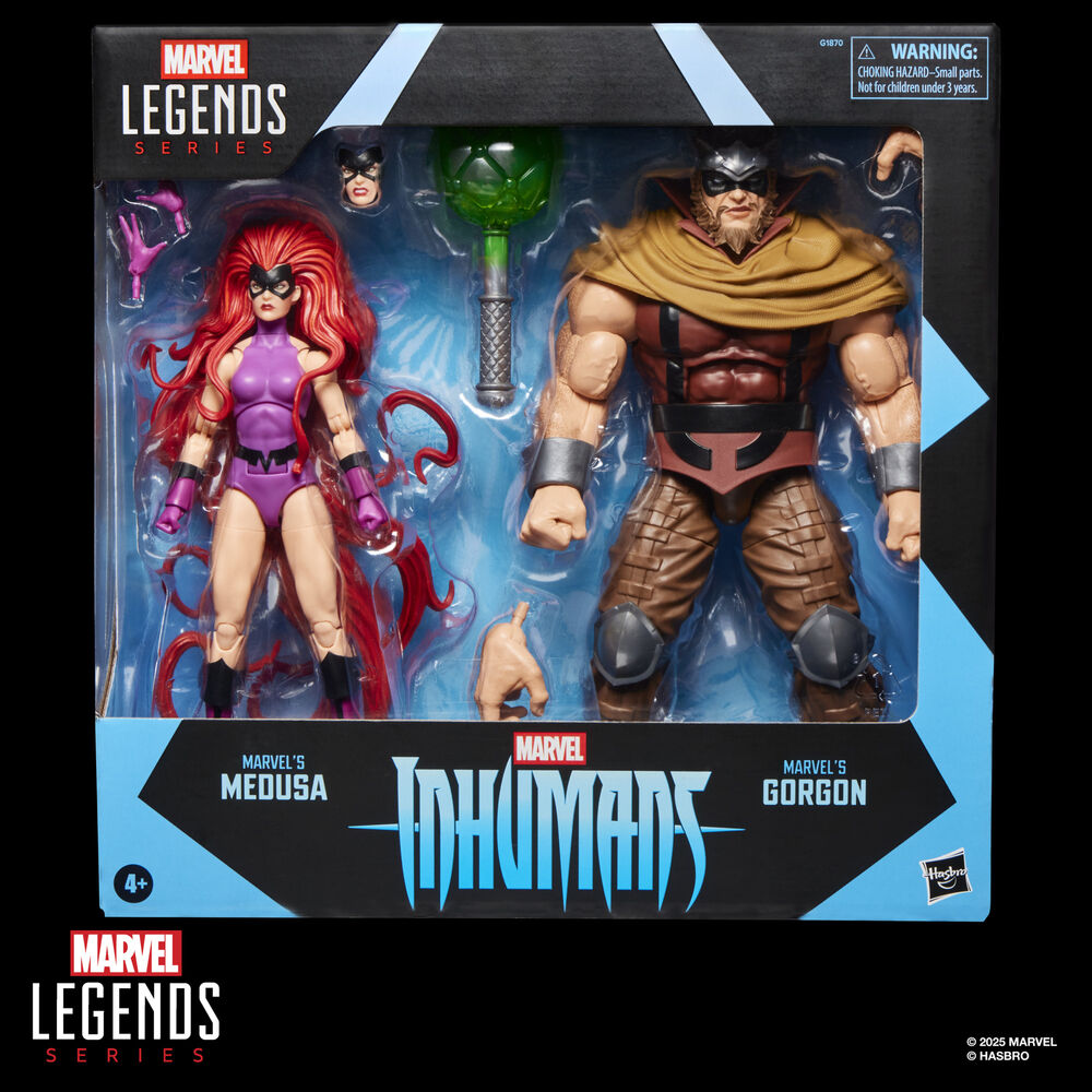 Marvel Legends Series Inhumans Medusa & Gorgon pack 2 figures 9