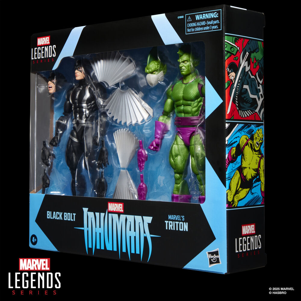 Marvel Legends Series Inhumans Black Bolt & Triton pack 2 figures 15cm 9