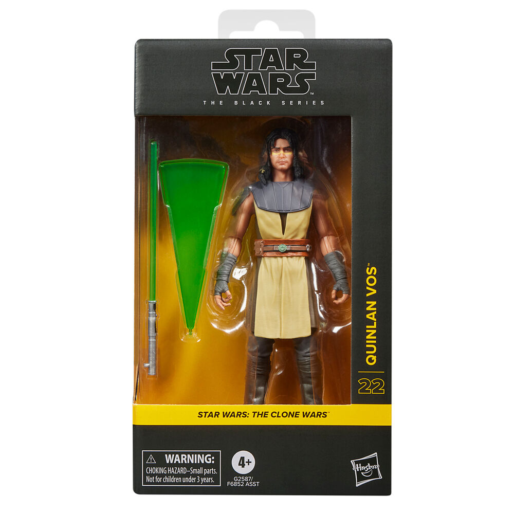 Star Wars The Clone Wars Quinlan Vos figure 15cm 1