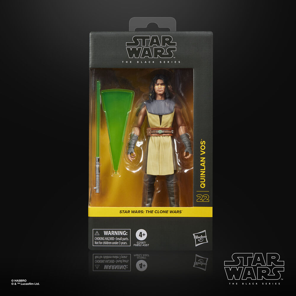 Star Wars The Clone Wars Quinlan Vos figure 15cm 3