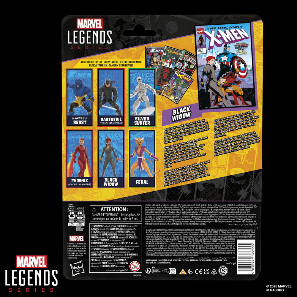 Marvel Legends Series Black Widow - Black Widow figure 15cm 12